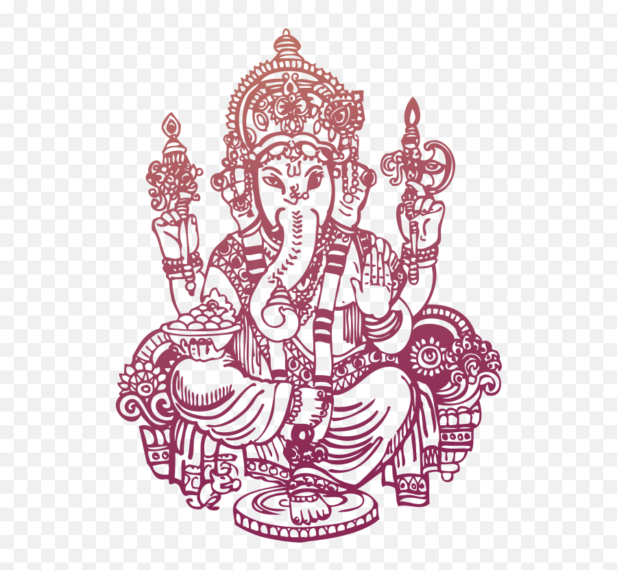 Ganesha Png - Hindu God Ganesh Drawing,Ganesh Png