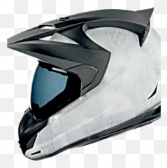 Icon Variant Construct White Unisex Motorcycle Full - Helmet png