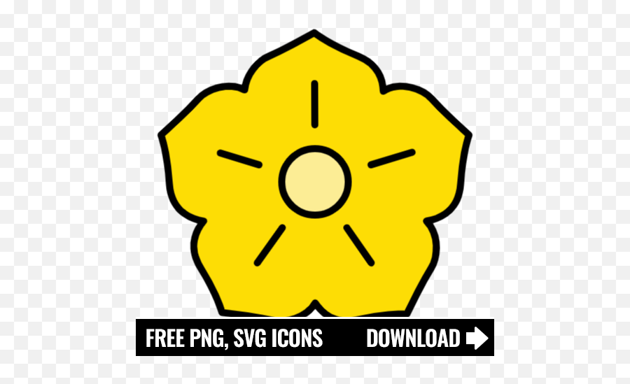 Free Flower Icon Symbol Png Svg Download Yellow