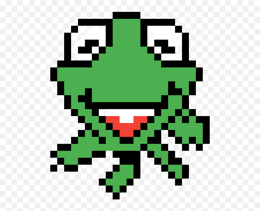 Kermit Png - Kermit Pixel Art Minecraft Grid Easy Minecraft Pixel Art Templates,Kermit Png