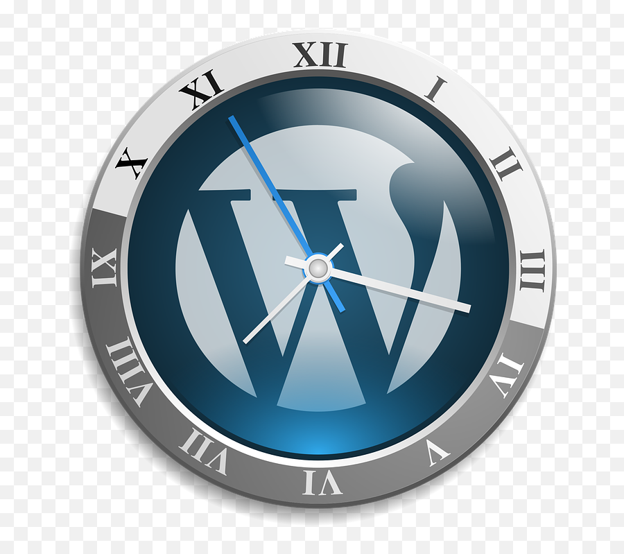 Wordpress Logo Symbol - Desktop Clock Free Download Png,Word Press Logo