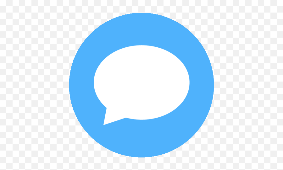 Free Message Icon - Blue Circle Png,Message Png