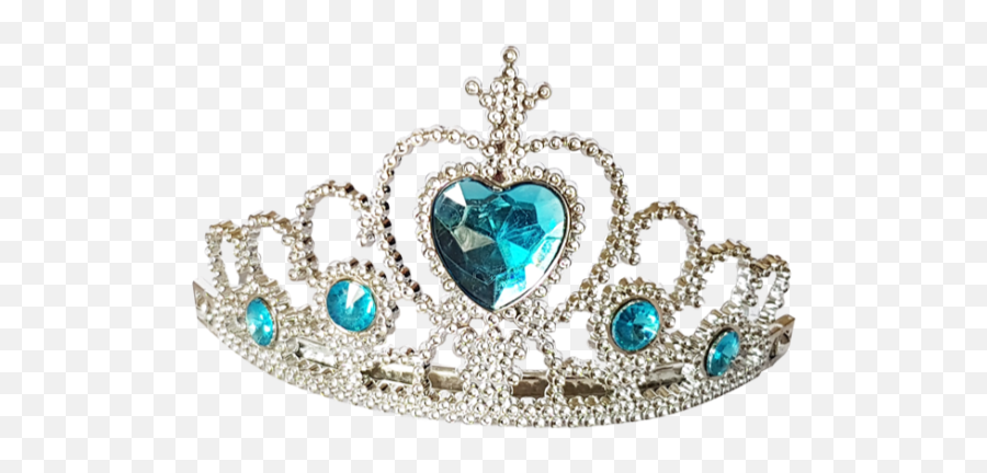 Blue And Silver Princess Crown - Tiara Png,Silver Crown Png