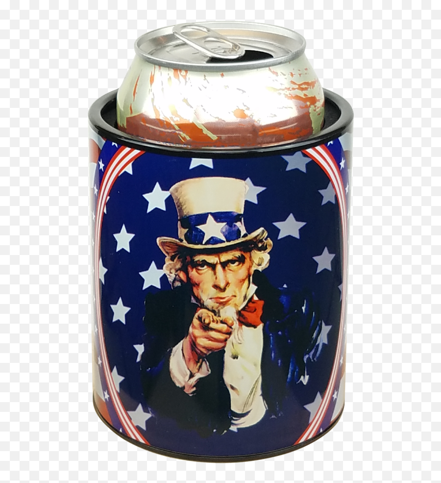 Keepzit Kooler Uncle Sam Premium Insulated Beverage Holder - Uncle Sam Png,Uncle Sam Png