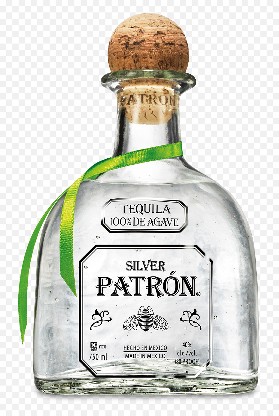 Patron Silver Tequila Png Bottle