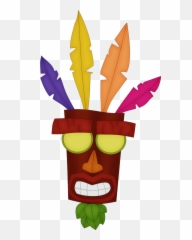 Aku Png 7 Image - Aku Aku Crash Bandicoot Draw,Aku Png
