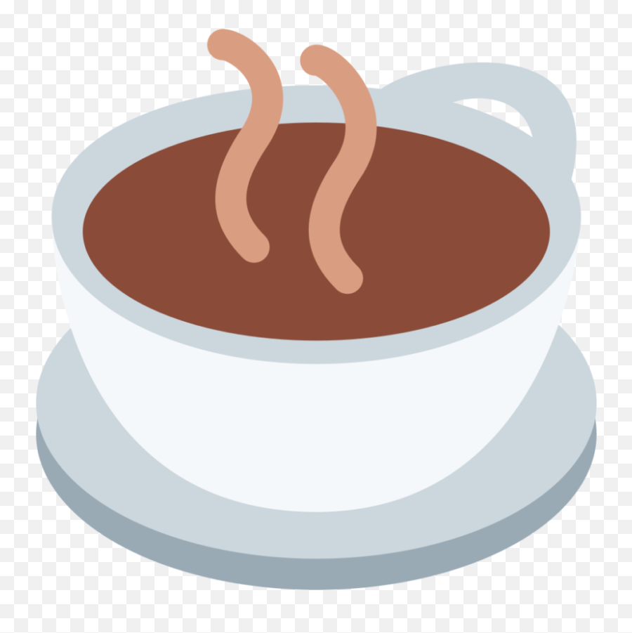 Coffee Emoji Icon Of Flat Style - Coffee Twemoji Png,Coffee Emoji Png