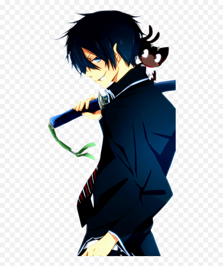 Rin Okumura Manga - Handsome Anime Boy Png,Rin Okumura Png