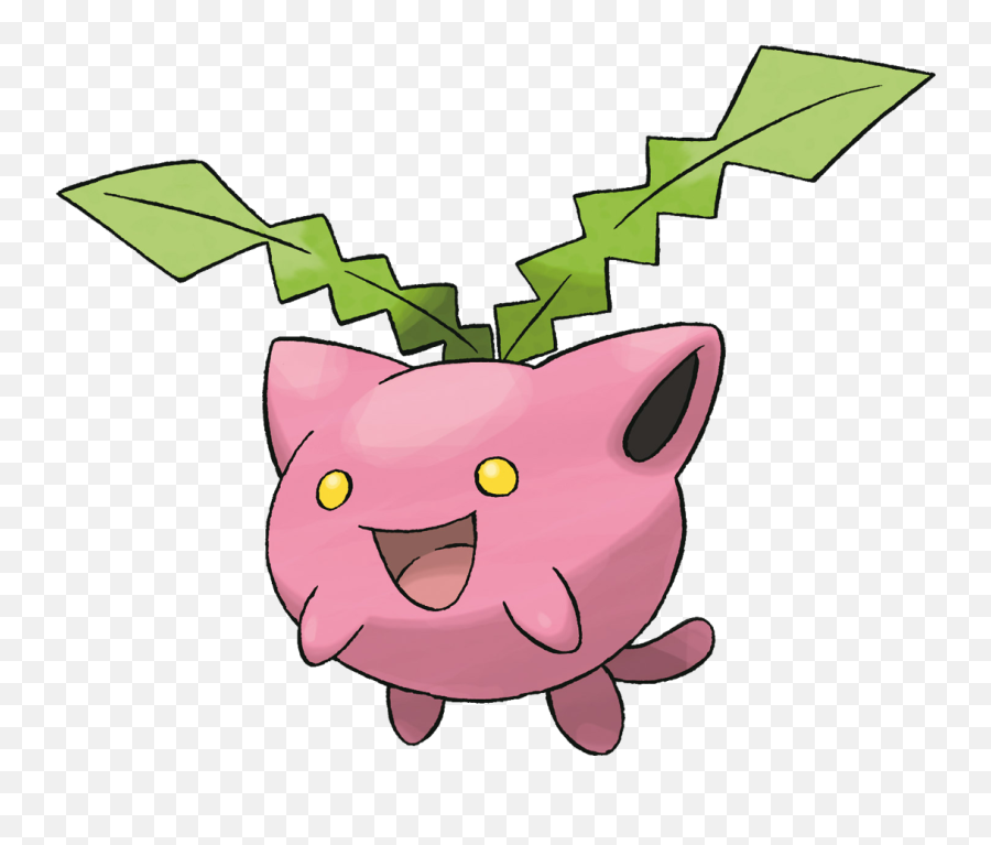 Hoppip - 187 Its Body Is So Light It Must Grip The Ground Pokemon Hoppip Png,Jigglypuff Png
