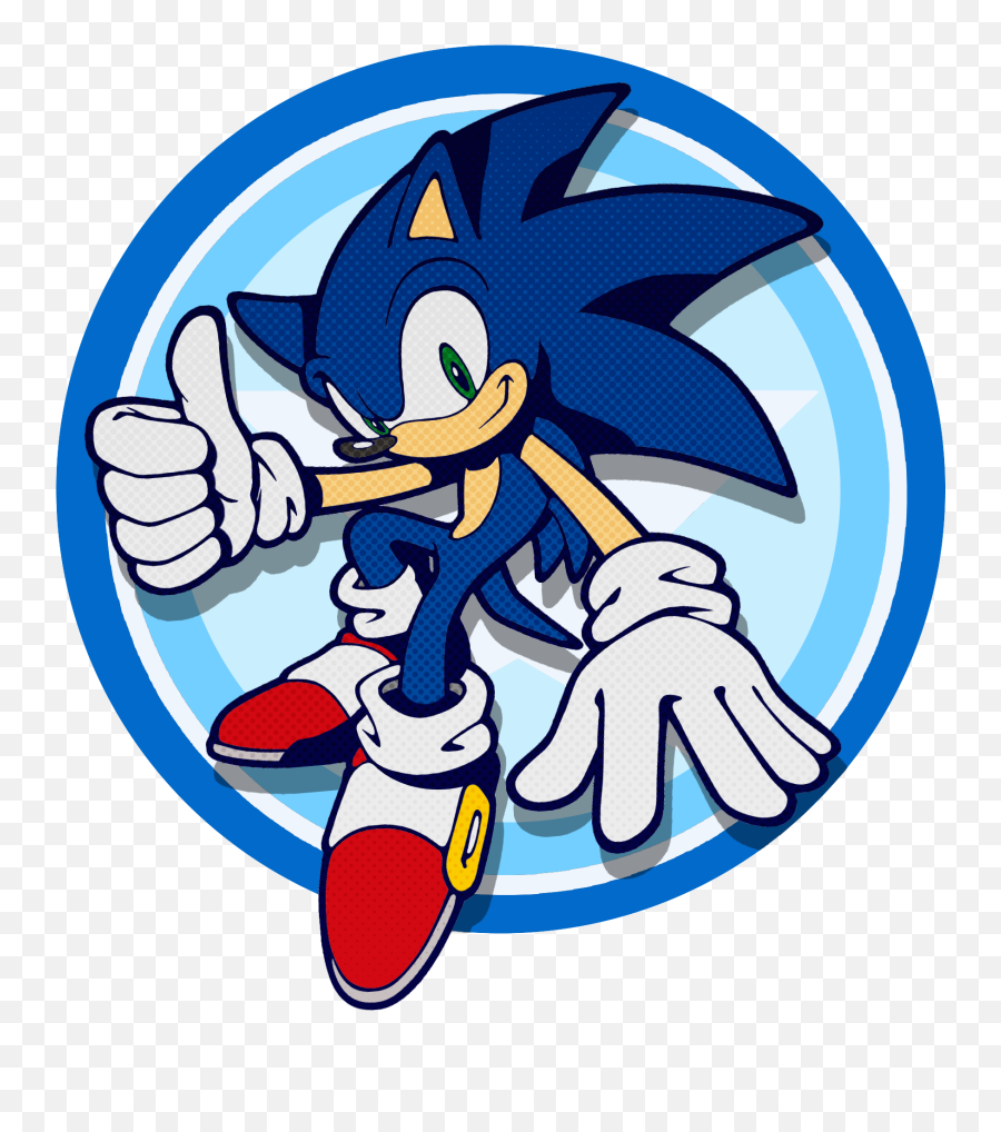 Sonic The Hedgehog Circle Clipart - Sonic The Hedgehog 2d Png,Sonic Colors Logo