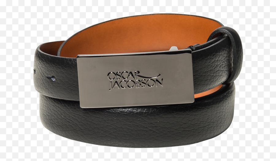 Logo Leather Belt - Oscar Jacobson Belt Png,Black Belt Png
