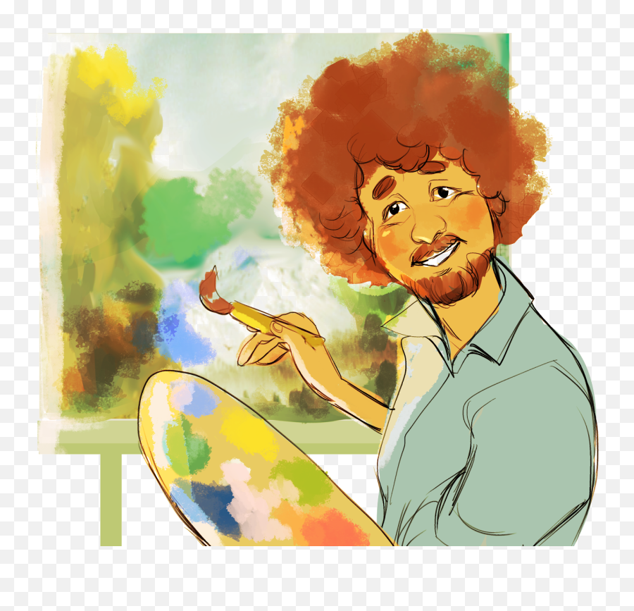 Download Happy Accidents - Painting Bob Ross Happy Accidents Png,Bob Ross Png
