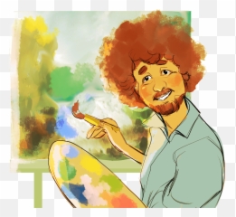 Download Happy Accidents - Painting Bob Ross Happy Accidents Png,Bob Ross Png