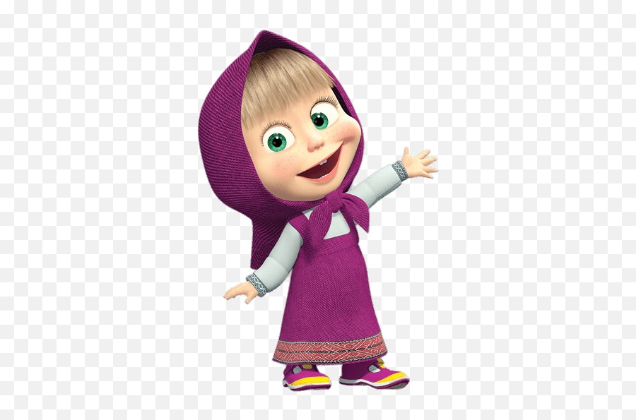 Masha Arms Open Transparent Png - Masha And The Bear,Masha And The Bear Png