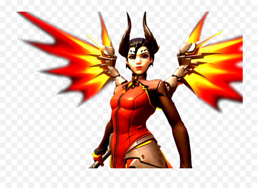 Mercy Render Transparent Png Clipart - Overwatch Mercy Devil Png,Overwatch Mercy Png