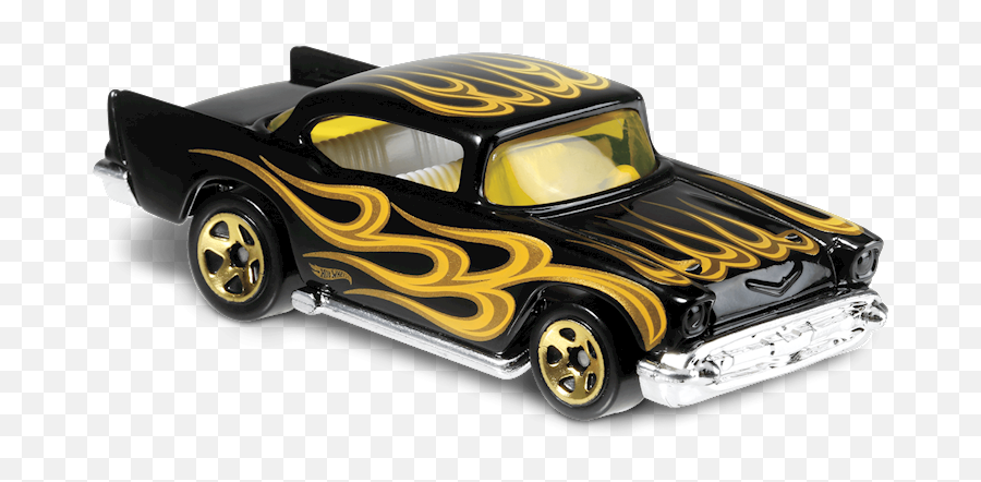 Chevy 57 Hot Wheels Transparent Png - Hot Wheels 57 Chevy Hw Flames,Hot Wheels Png