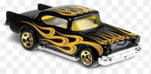 Chevy 57 Hot Wheels Transparent Png - Hot Wheels 57 Chevy Hw Flames,Hot Wheels Png