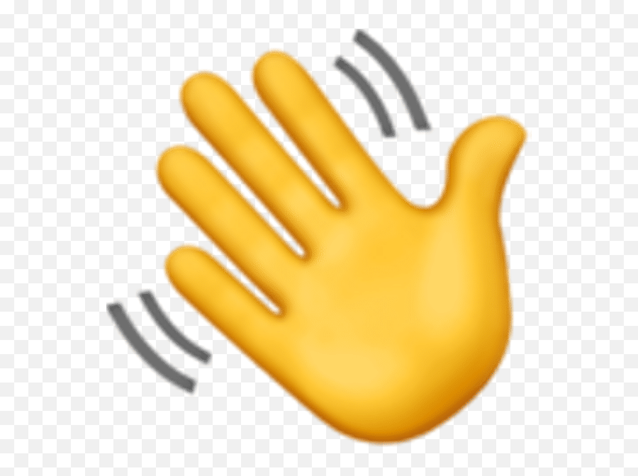 Waving Hand Emoji Png Transparent - Hand Wave Emoji,Boi Hand Transparent