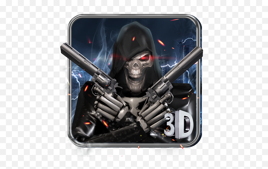 3d Skull U0026 Gun Apk 115 - Download Free Apk From Apksum Baixar Papel De Parede De Armas Png,3d Skull Png