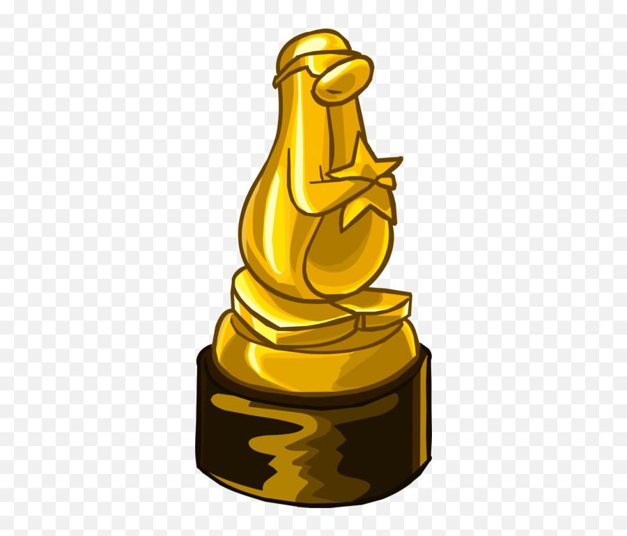 Gold Award Club Penguin Wiki Fandom - Club Penguin Bronze Award Png,Award Png