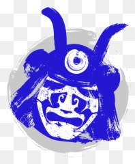 Samurai Blue - Dot Png,Samurai Logo