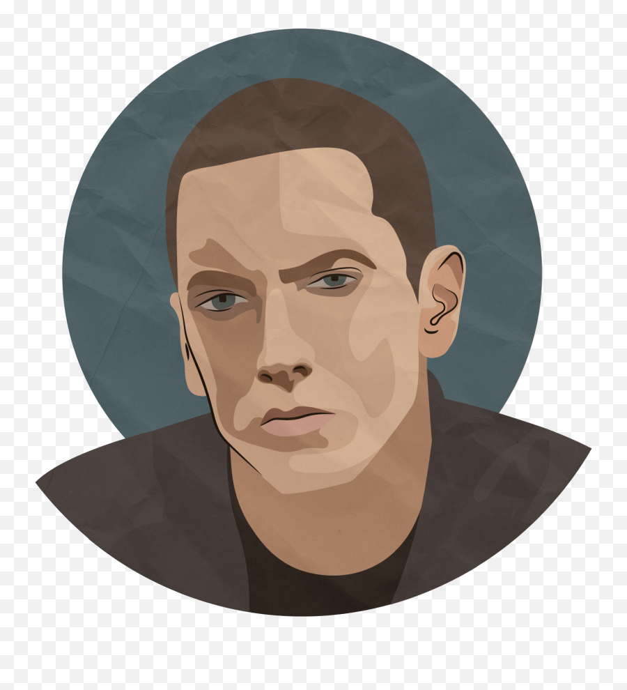 Eminem Portrait Work Of Art Rapper - Eminem Full Size Png Eminem Clipart,Eminem Png