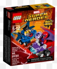76073 Mighty Micros Wolverine Vs Magneto - Brickipedia Lego Mighty Micros Marvel Png,Magneto Png