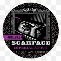 Speakeasy Barrel - Aged Scarface Imperial Stout Hair Design Png,Scarface Png