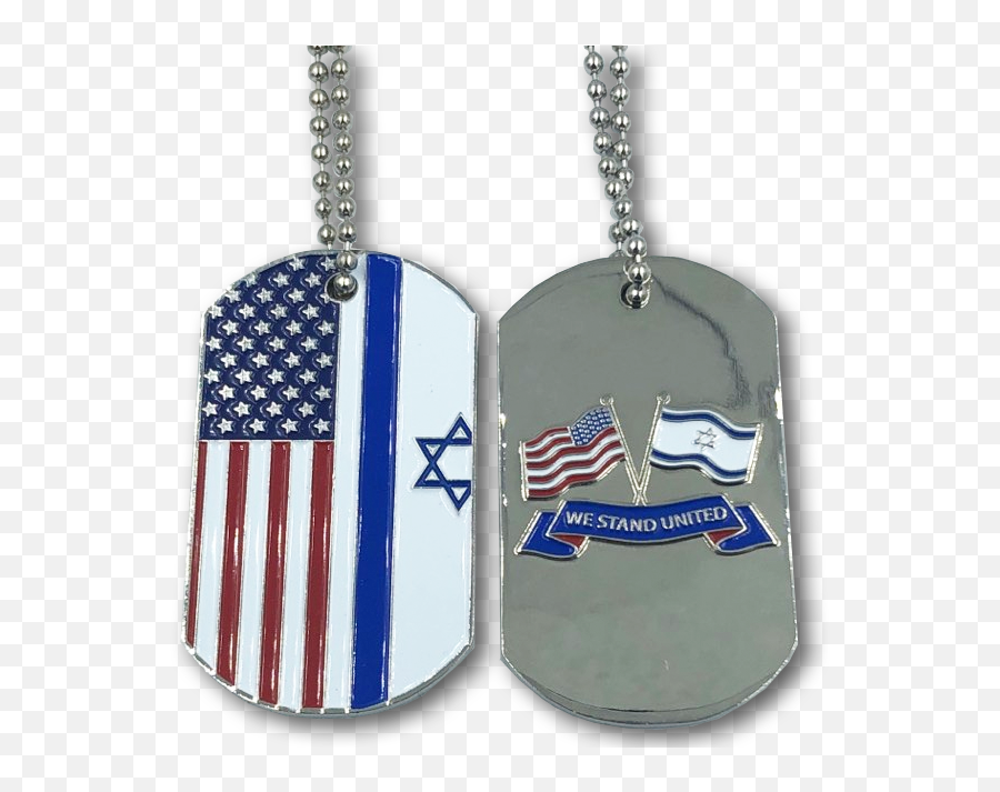 1st Responder Nation - I002 American Flag And Israeli Flag Dog Tags Challenge Coin United We Stand Walmartcom Usa Png,Israel Flag Png
