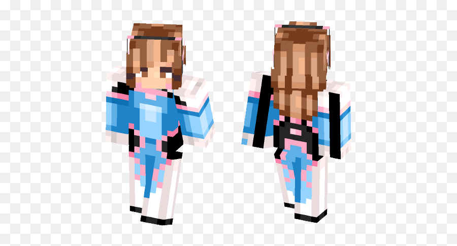 Download Overwatch Dva Minecraft Skin For Free - Fictional Character Png,Overwatch Dva Logo