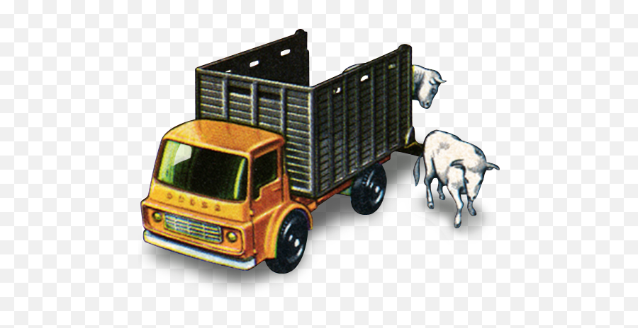 Cattle Truck With Icon - 1960s Matchbox Cars Icons Transparent Matchbox Cars Png,Cattle Png