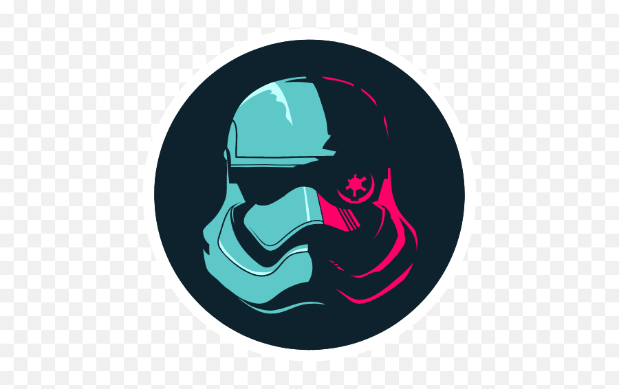 Star Wars The Force Awakens Stormtrooper Sticker - Sticker Mania Language Png,Stormtrooper Png