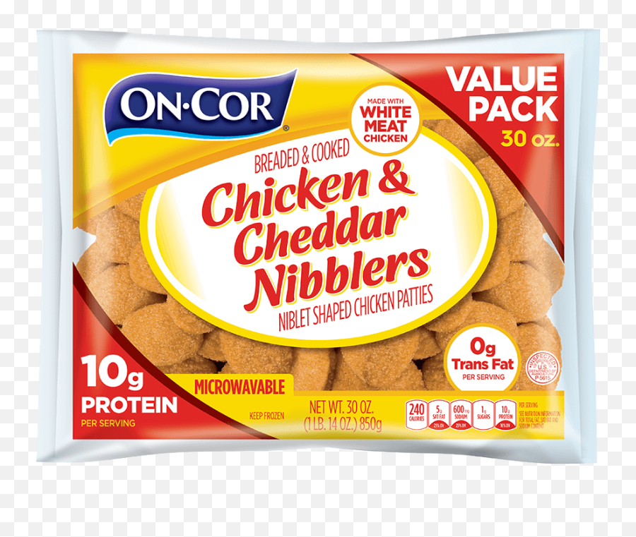 On - Cor Chicken Cheddar Nibblers Packet Png,Chicken Nugget Transparent