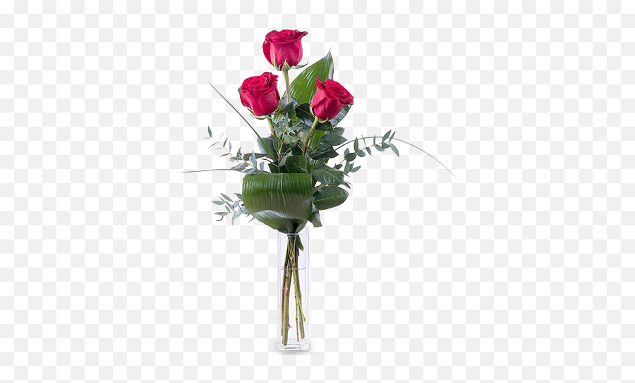 Ramo De 3 Rosas Rojas - Bouquet De 3 Roses Rouges Png,Rosas Rojas Png