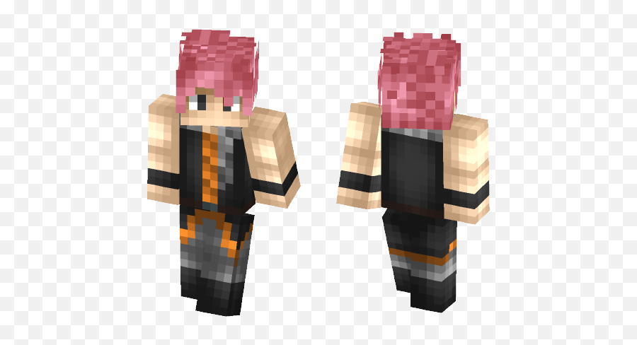 Download Natsu Dragneel - Fairy Tail Minecraft Skin For Free Skin Minecraft Bleach Hollow Png,Natsu Dragneel Png