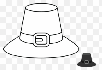 Thanksgiving Hat Transparent Brown Pilgrim - Costume png