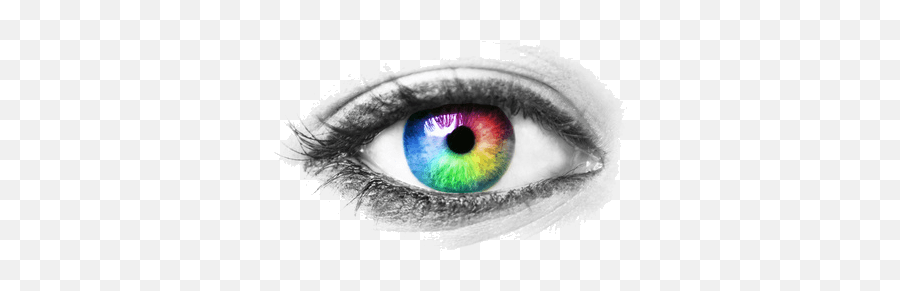 Eye Colours Transparent Png - Colorful Eye,Eye Transparent