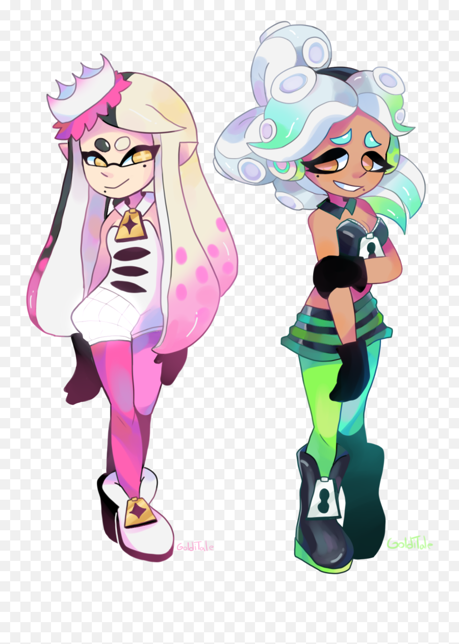 Marie Marina Fusions - Squid Sisters Marina Splatoon Png,Marie Avgeropoulos Png