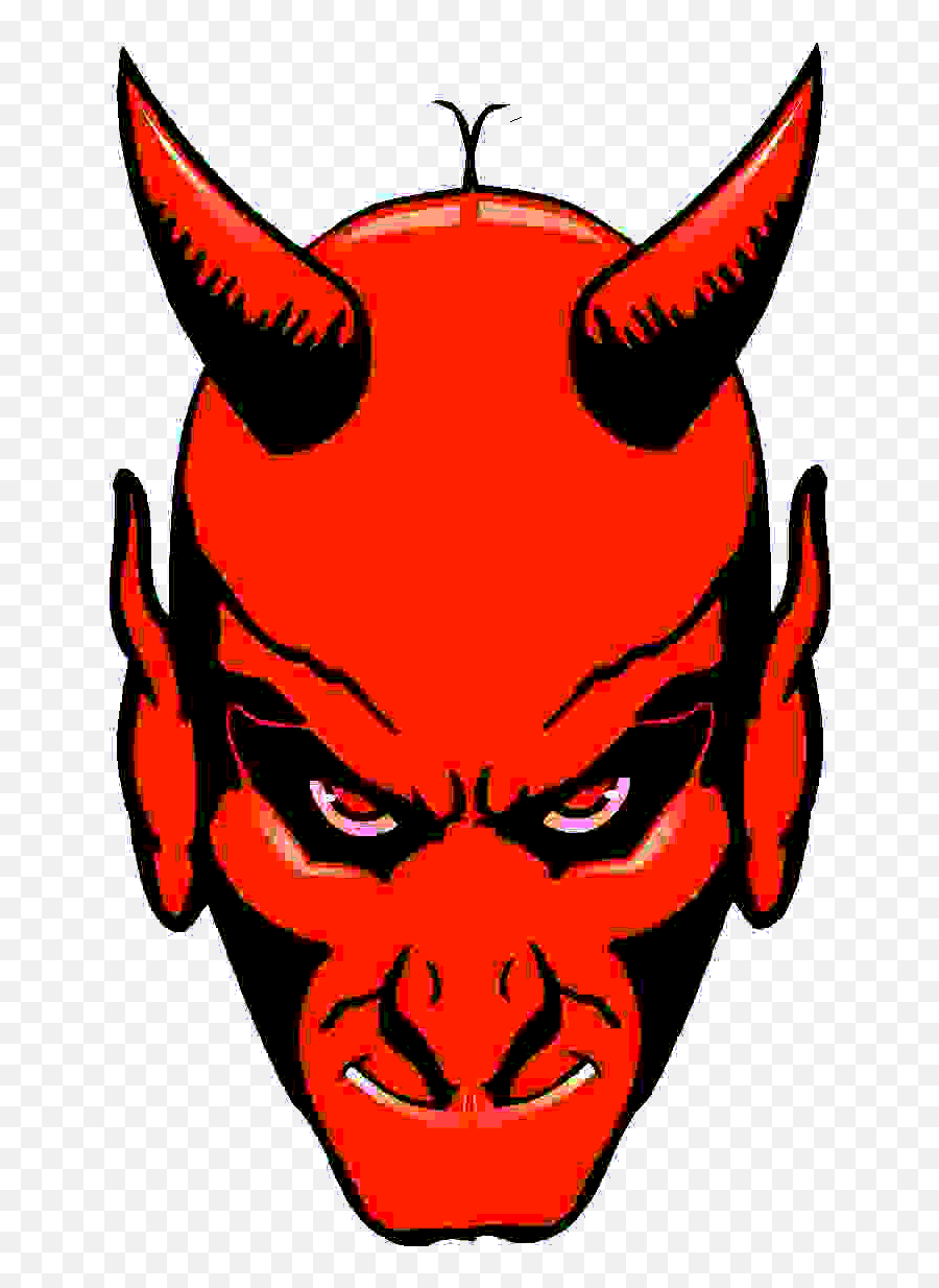Free Devil Face Png Download Clip Art - Devil Head,Demon Face Png