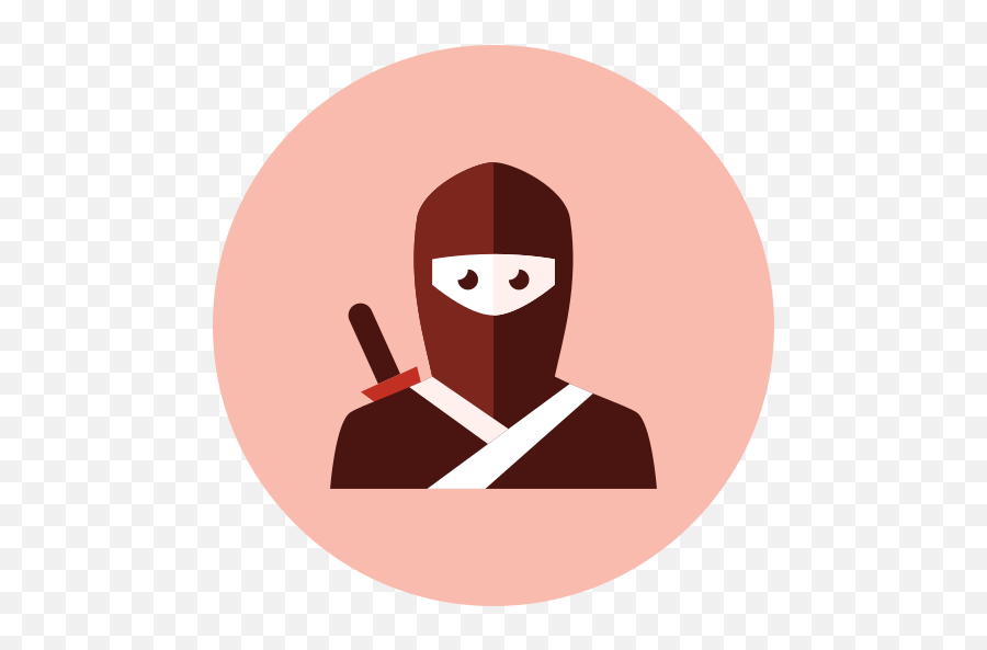 Ninja Free Icon Of Kameleon Red Round - Ninja Icon Png,Fruit Ninja Icon