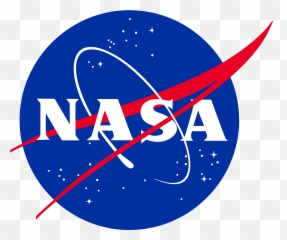 Nasa Worm Red Logotype T - Shirt Navy Kennedy Space Center png