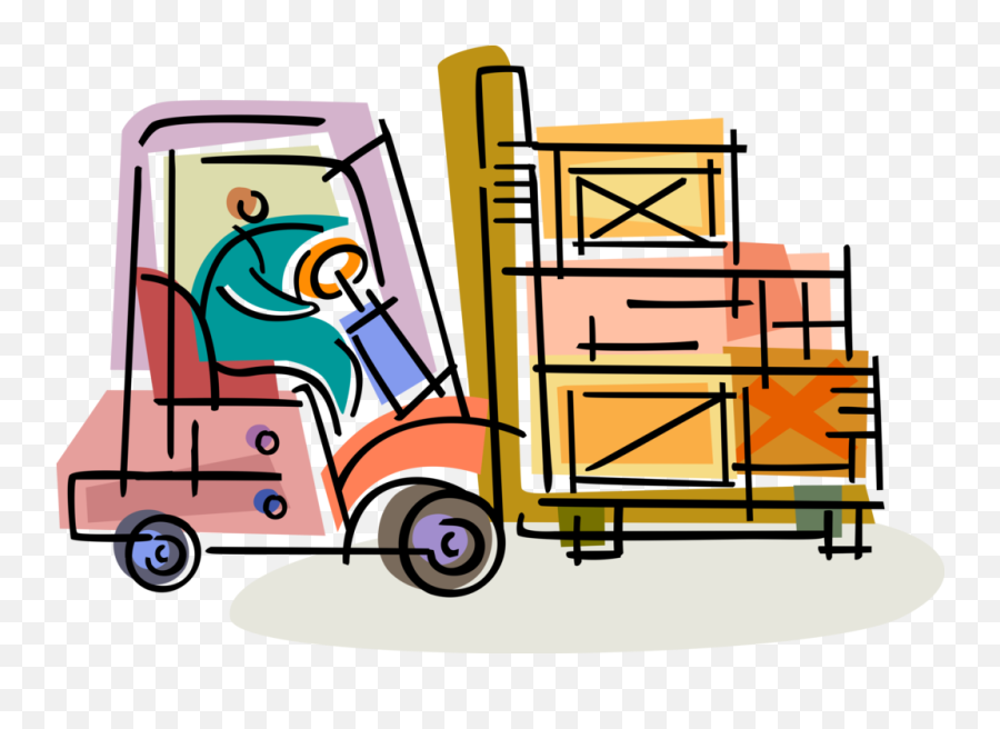 Vector Illustration Of Warehouse Worker Png Icon