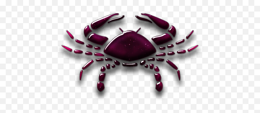 Crab Zodiac Icon - Transparent Cancer Crab Symbol Png,Crab Icon