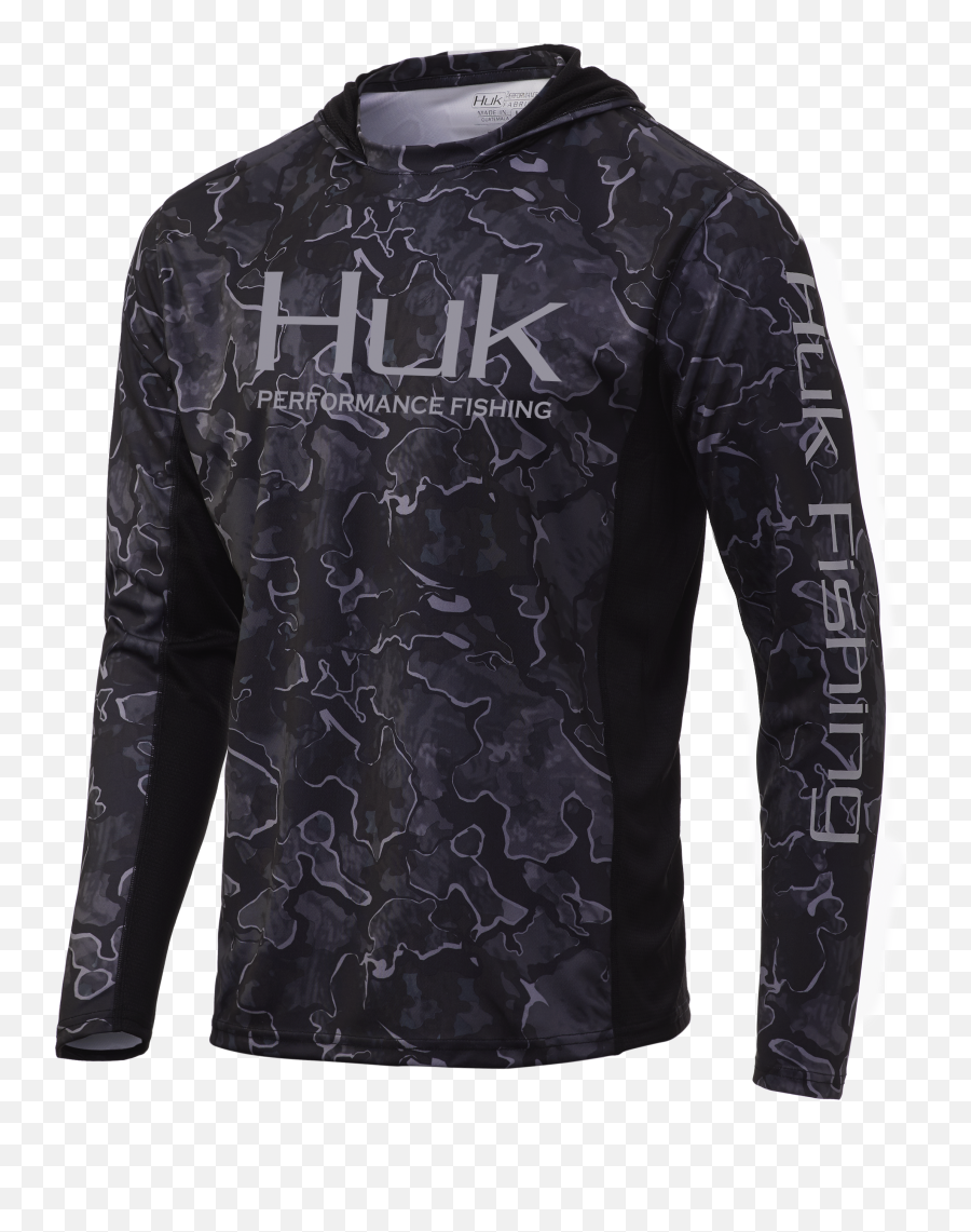 Huk Icon X Current Camo Hoodie - Long Sleeve Png,Huk Kryptek Icon