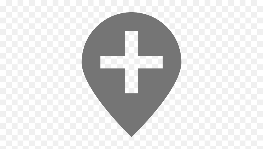 Location Pin Add 2 Free Icon Of Nova Solid Icons - Christian Cross Png,Cemetary Icon