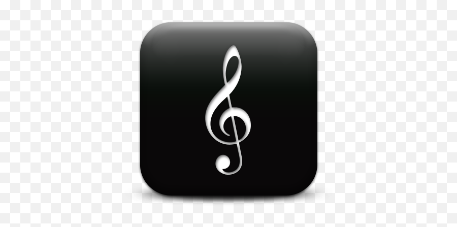 127193 - Simpleblacksquareiconmediamusiccleft Night Language Png,Treble Clef Icon