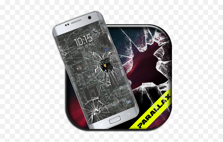 Broken Glass Apus Live Wallpaper Apk 10 - Download Apk Mobile Phone Case Png,Wallpaper Icon Android