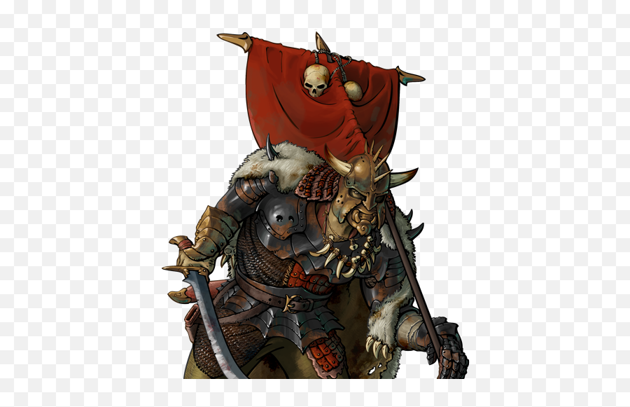 Orc Emperor - Wesnoth Units Database Battle For Wesnoth Orc Art Png,Icon Overlord Resistance