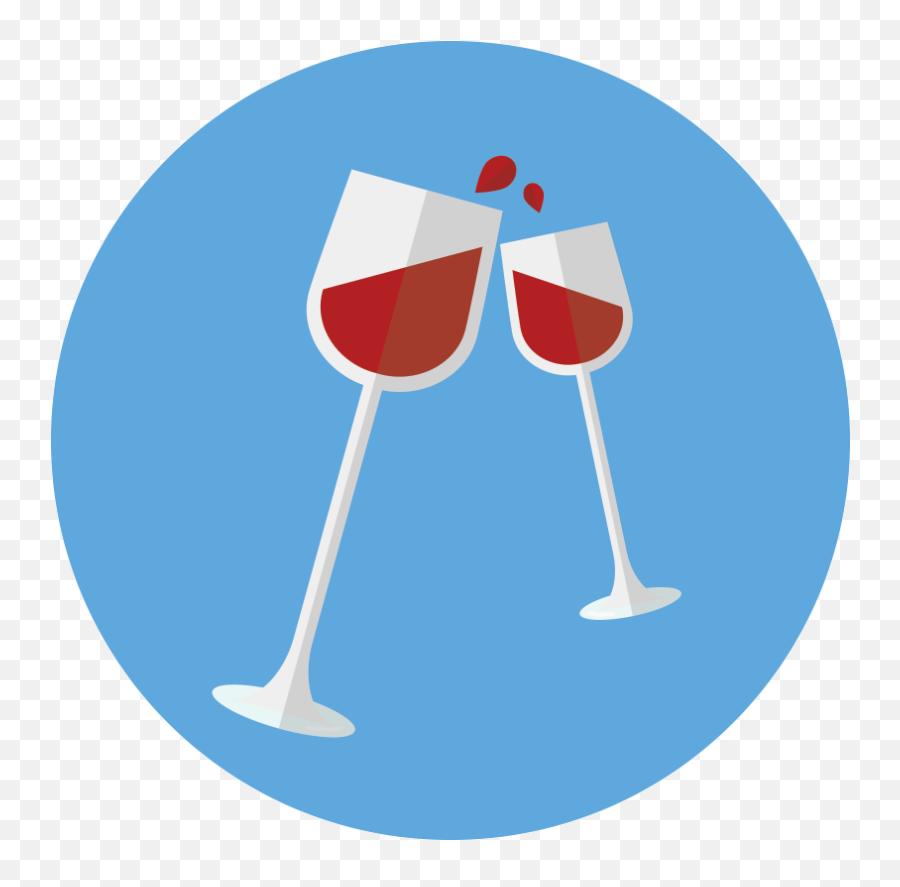 Illustrator Flat Design Wine Glasses Skillshare Student Png Champagne Icon