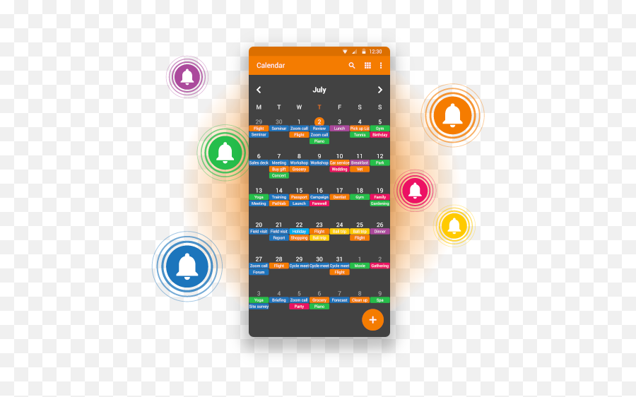 Simple Calendar Pro Mobile Tools - Simple Calendar App Png,Google Calendar Icon File
